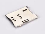SIM Card Connector;PUSH PUSH,6P+2P,H1.80mm,With post or Without post.